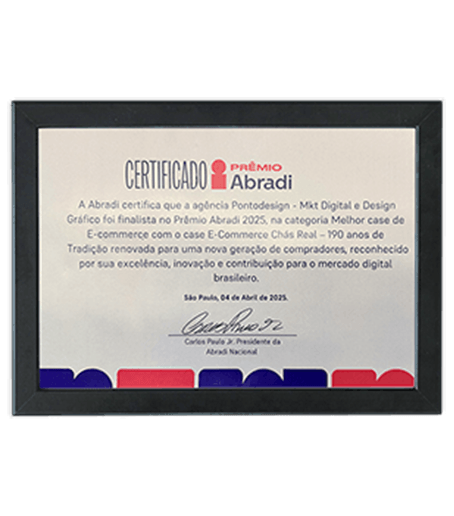 Pontodesign – Prêmio Abradi Melhor Case de Ecommerce Pontodesign - Prêmio Abradi Melhor Case de Ecommerce